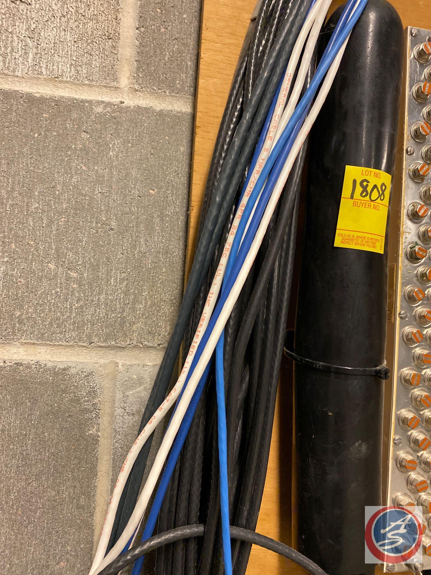Assorted Sections of Wiring and Phone System Cables {{BUYER MUST REMOVE}}