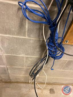 Assorted Sections of Wiring and Phone System Cables {{BUYER MUST REMOVE}}