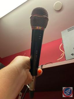 Aiwa Stereo Model No. NSX-V70, Microphone {{NO VISIBLE BRAND}} and High Grade Professional Low-Noise
