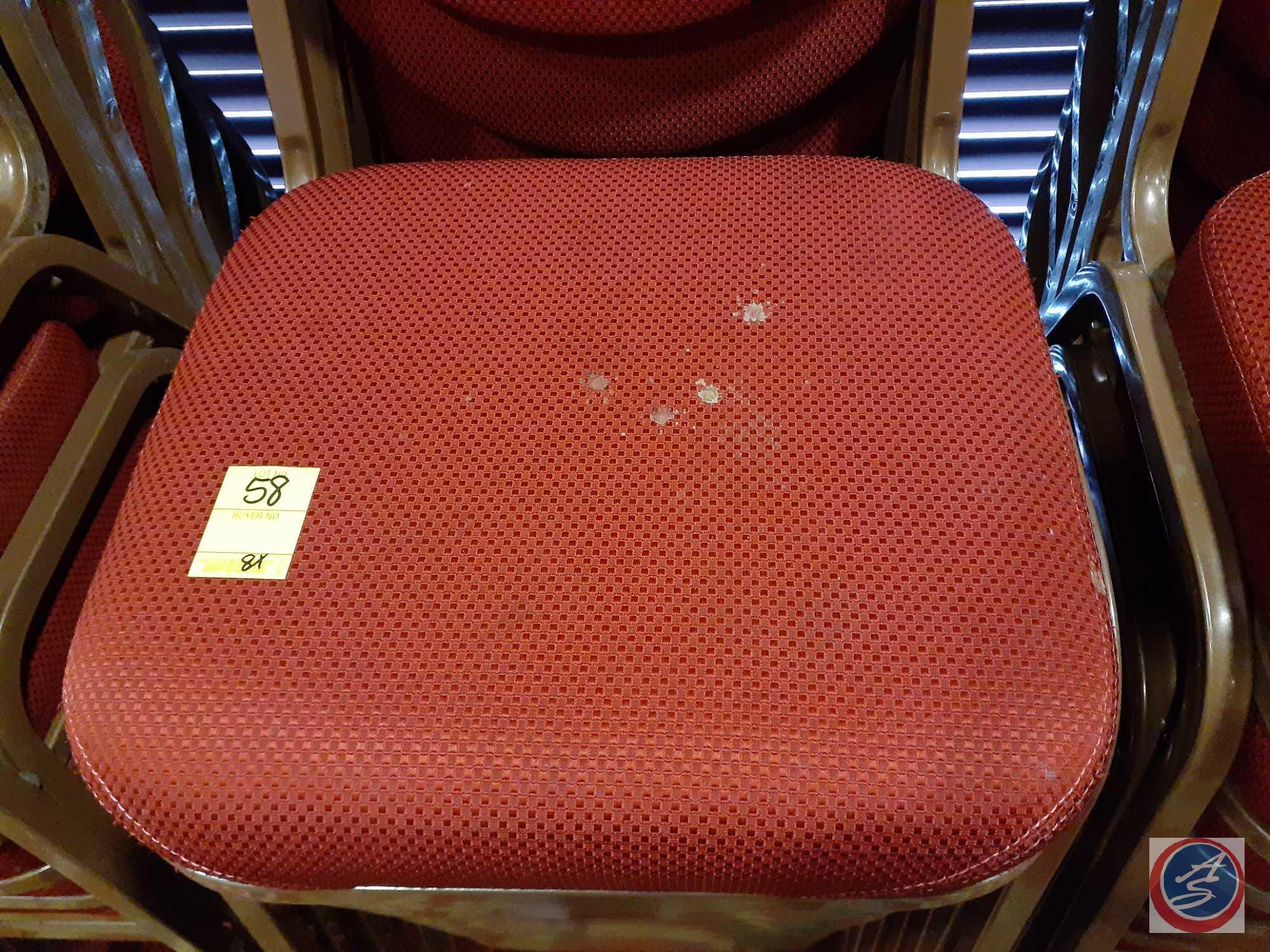 {{8X$Bid}} Falcon Polyurethane Foam Dining Chairs with Handle Backs 34" Tall (8)