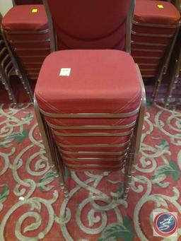 {{8X$Bid}} Falcon Polyurethane Foam Dining Chairs 34" Tall (8)