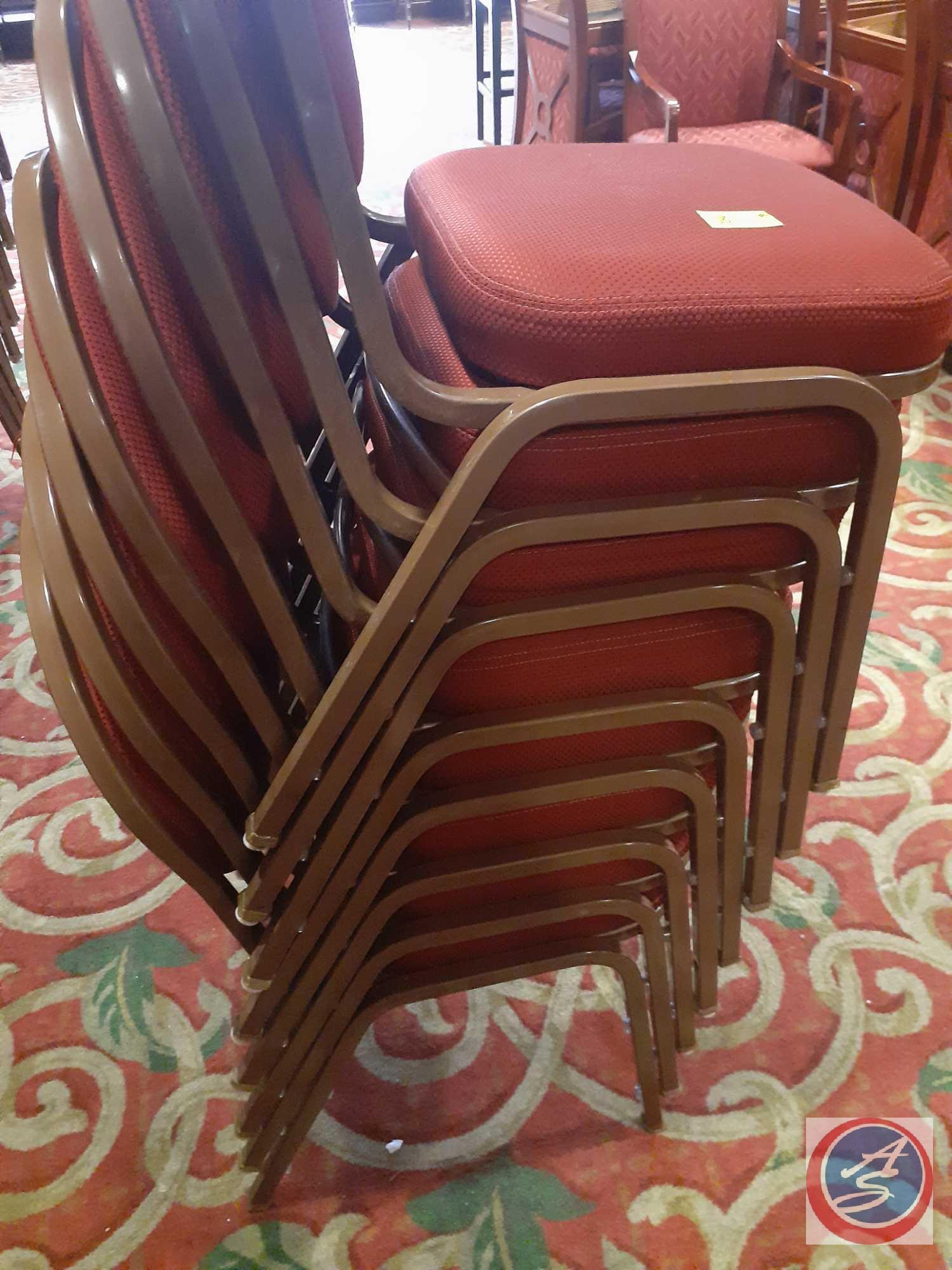 {{8X$Bid}} Falcon Polyurethane Foam Dining Chairs 34" Tall (8)