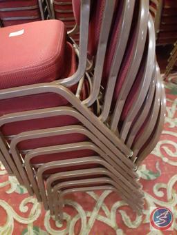 {{8X$Bid}} Falcon Polyurethane Foam Dining Chairs 34" Tall (8)