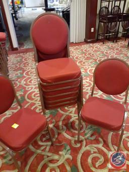 {{8X$Bid}} Falcon Polyurethane Foam Dining Chairs 34" Tall (8)
