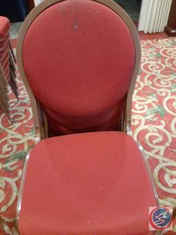 {{8X$Bid}} Falcon Polyurethane Foam Dining Chairs 34" Tall (8)