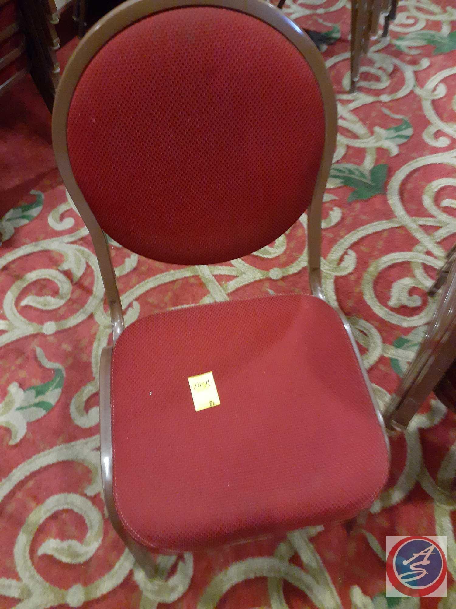 {{8X$Bid}} Falcon Polyurethane Foam Dining Chairs 34" Tall (8)