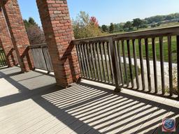Outdoor Wall Sconces, Wood Staircase, Wood Banisters and Composite Decking **This is the Second