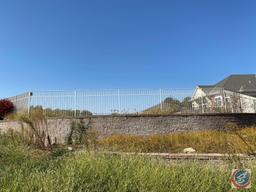 {{40X$Bid}} Pool Fencing Sections with Two Locking Gates (Each Panel is Approximately 200lbs.)
