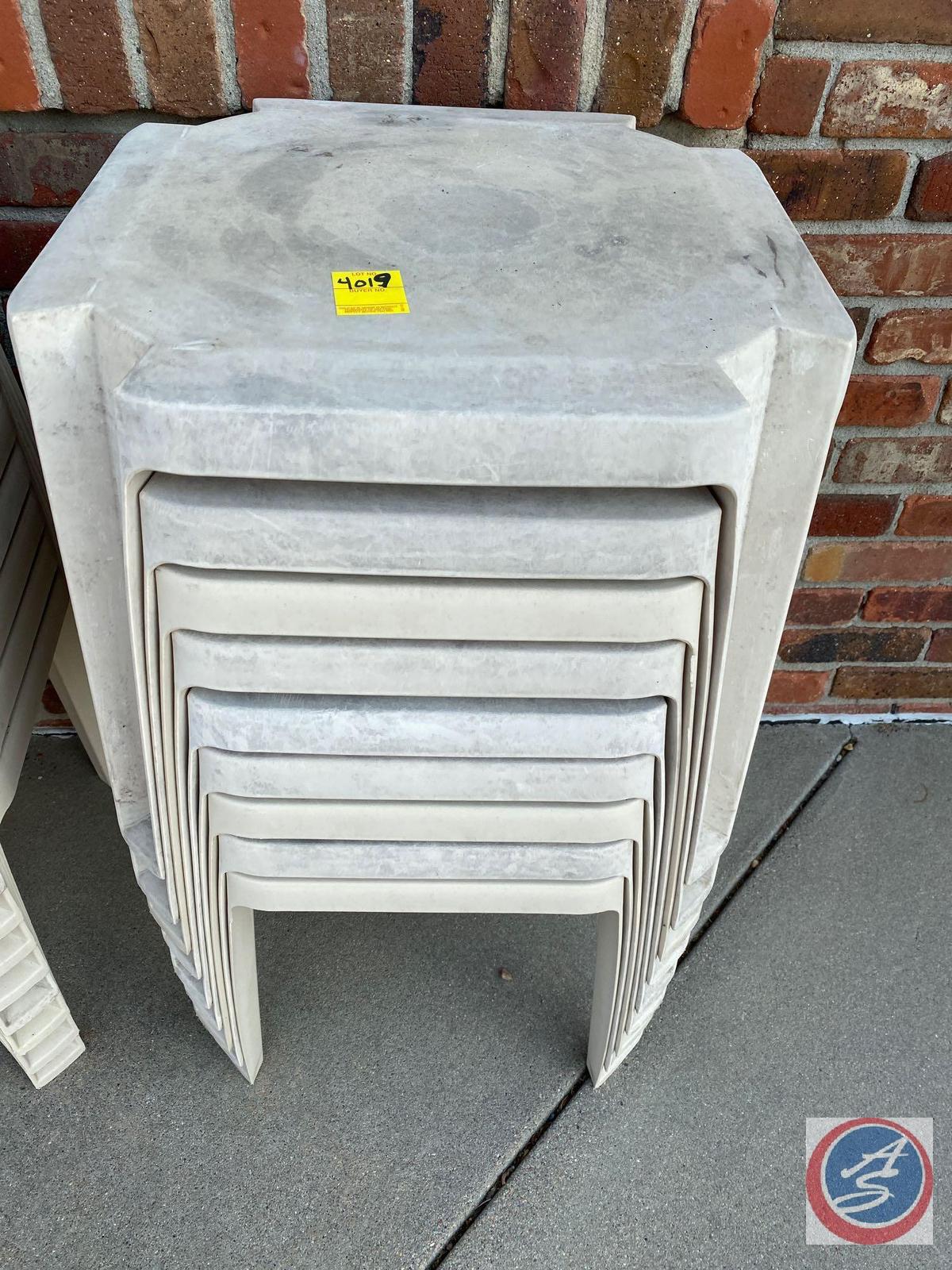 (9) Outdoor Side Tables