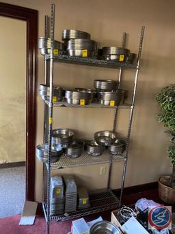 InterMetro Industries Shelving Unit Measuring 35.5'' X 14.5'' X 85''