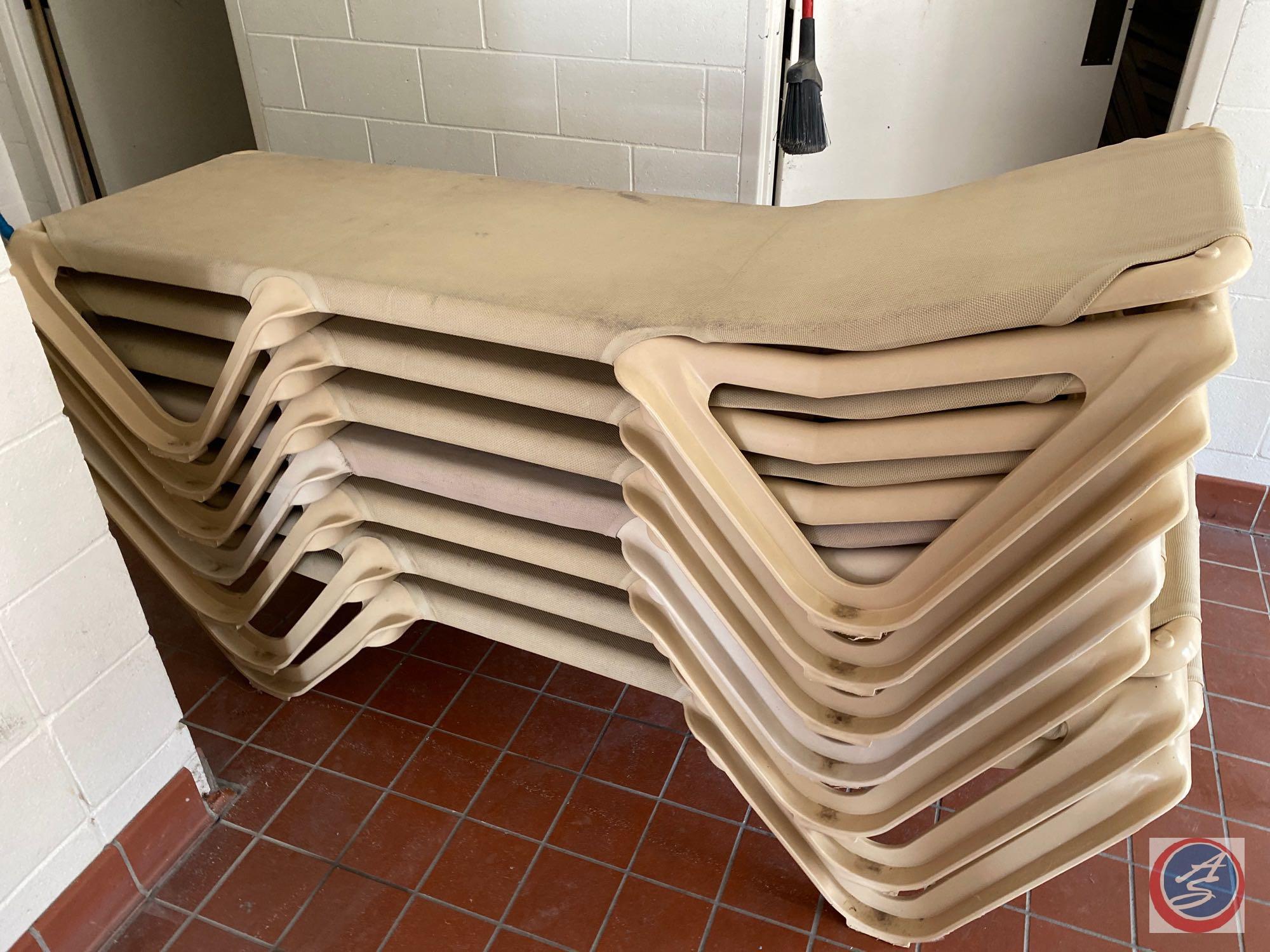 {{10x$bid}} (10) Patio Lounge Chairs This lot is first come first serve to choose your ten chairs.