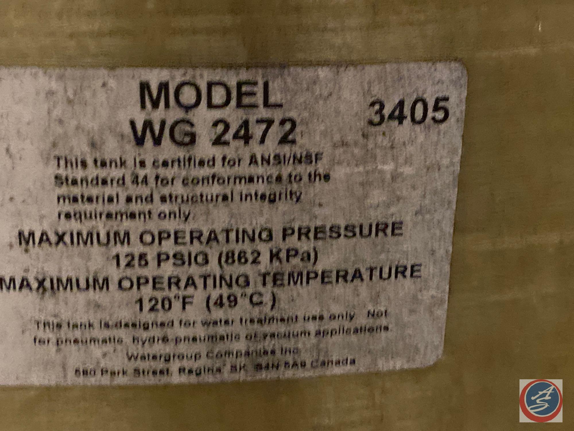 Water Softener Model No. WG-2472