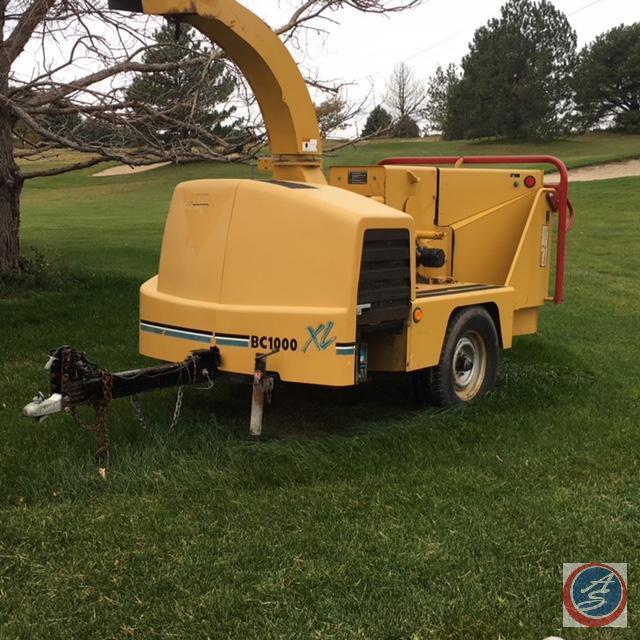 Vermeer BC1000XL This 12? Capacity Self-Feeding Drum Style Chipper is Powered by an 85HP