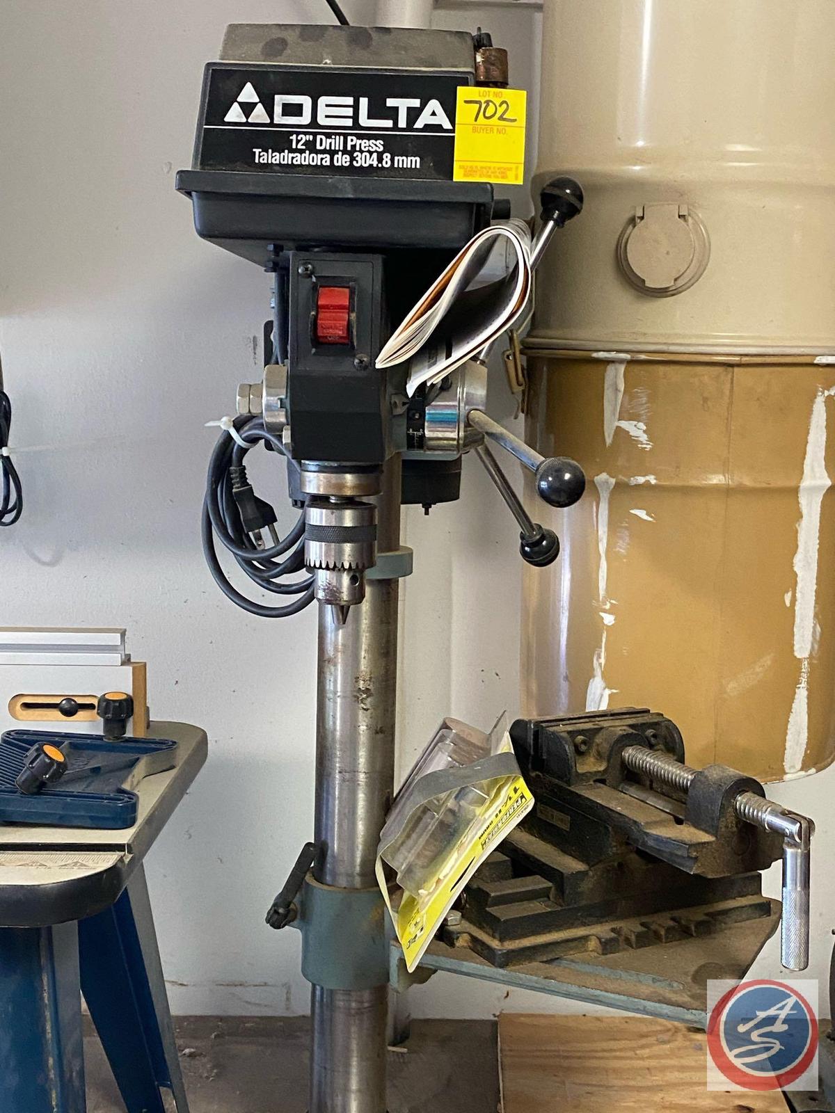 Delta 12'' Drill Press with Delta Single Phase Motor No. 1343756