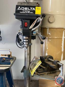 Delta 12'' Drill Press with Delta Single Phase Motor No. 1343756
