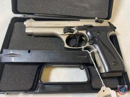 Ekol Model Jackal Dual 9MM Blank Pistol Dual Action Stainless Steel Blank Firing Pistol in Factory