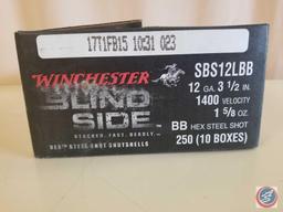 Winchester Blind Side 12 Gauge 3" Waterfowl Shotgun Shells (250 Shells)