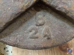 Flint 7 Walling Mfg Co Star wood mill 12 ft Part # B24 Diameter 7 5/8 Thick 3 3/4"... 32 lbs
