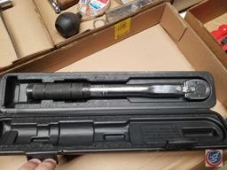 3/8'' Drive Micrometer Torque Wrench Set, (2)1/2 inch drive Torque Wrenches, boxed End Wrenches and