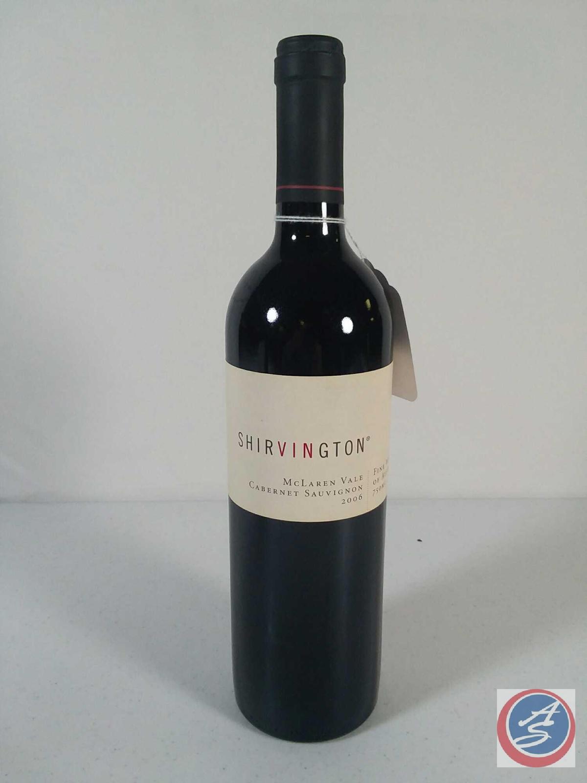 2006 Shirvington...McLaren Vale Cabernet Sauvignon Fine Wine of Austrailia 750 ml