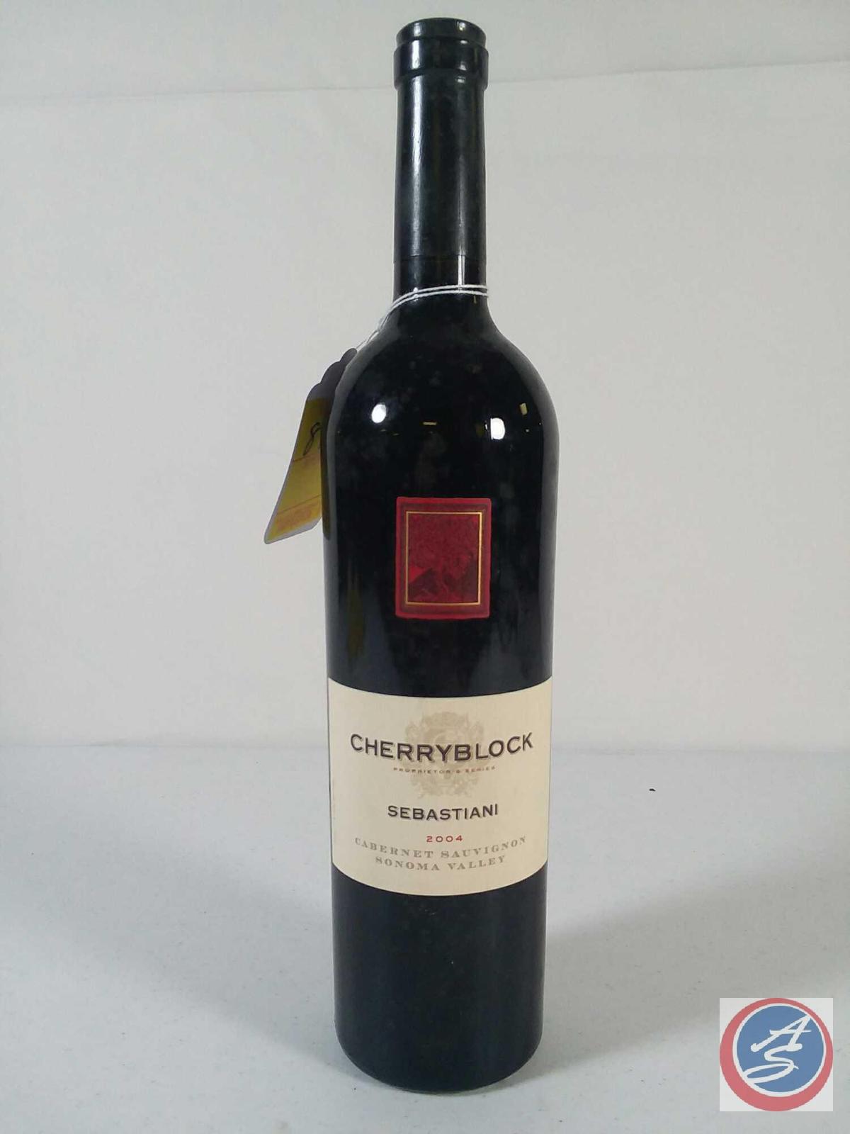 2004 Cherryblock Sebastiani Cabernet Sauvignon Wine