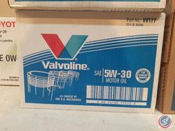 {{4X$BID}} Cases of Valvoline SAE 5W-30 Motor Oil