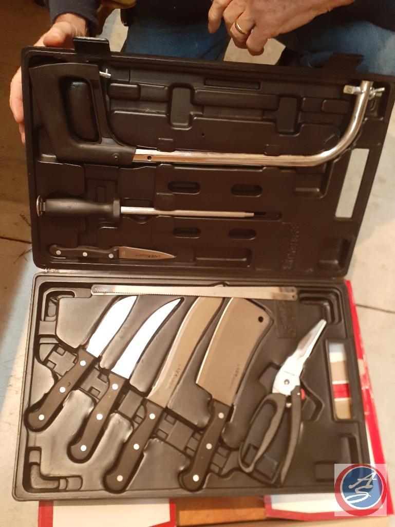 Sportsman's Select Butcher Set in Case {{COMPLETE}}, Eastman Outdoors Drying Racks and Cabela's