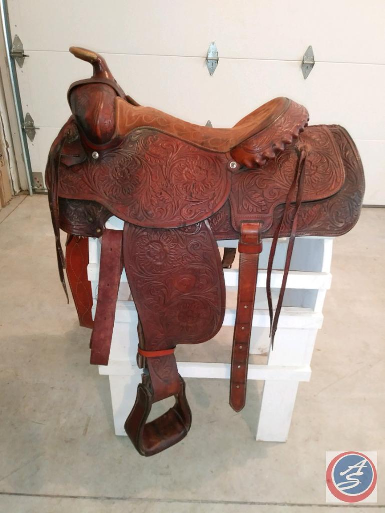 15- 1/2'' Herferd Tan Yoakum...Saddle No. 7841 107-78163