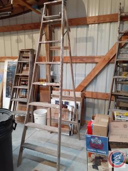 8 Ft. Wooden Step Ladder