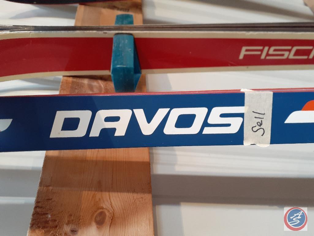 Men's Nordic Cross Country Skis Marked Davos Concorde No. 200.216.18