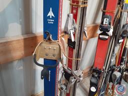 Men's Nordic Cross Country Skis Marked Davos Concorde No. 200.216.18