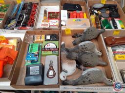 Dove Decoys, Assorted Ammo, P-Line Xtra Strong Fishing Line and More