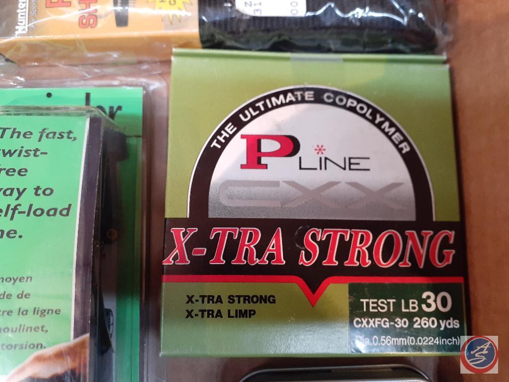 Dove Decoys, Assorted Ammo, P-Line Xtra Strong Fishing Line and More