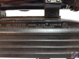 Ruger Model 44491 22 LR Rifle Semi auto rifle with Bushnell sportview 4x -32 scope and folding stock
