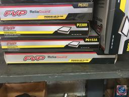 (6) FVP Air Filters P6253, P6302, P2389, P6153A, ??????