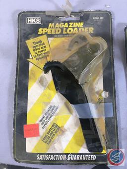 (5) HKS Magazine Speed Loader Model 380/2-450/P-08/GL-453