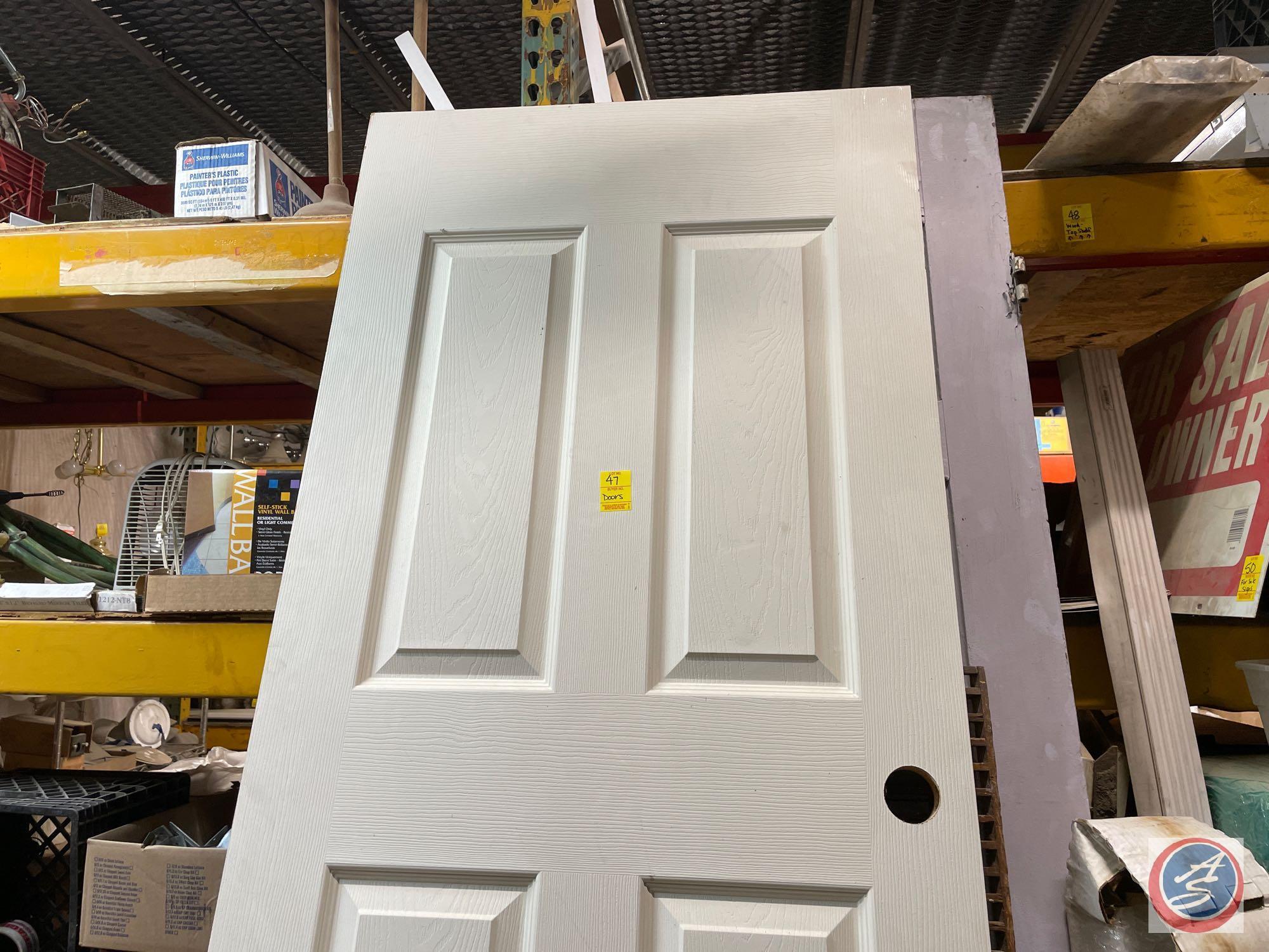 Assorted Doors and Framework for Doorways