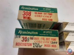 Assorted ammunition (60) rounds of Centerfire 8x57 mm, (20) round of Hornady 444 Merlin, (60) rounds