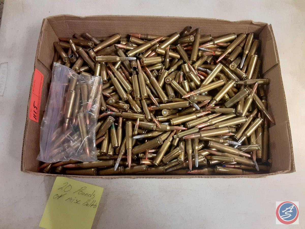 (20) pounds of miscellaneous ammunition