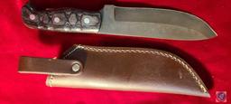 Damascus Knife w/ sheath