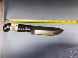 Damascus Knife w/ sheath