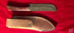 Damascus Knife w/ Sheath