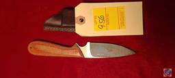 LD Shaw Knife w/Leather Sheath