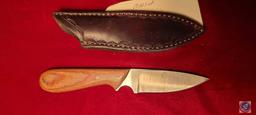 LD Shaw Knife w/Leather Sheath