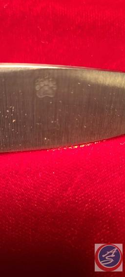 LD Shaw Knife w/Leather Sheath