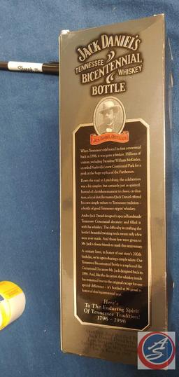 NIB Jack Daniels-Bicentennial...1796-1996 750ml MUST BE 21 YRS OR OLDER TO BID AND PICK UP ITEMS. NO