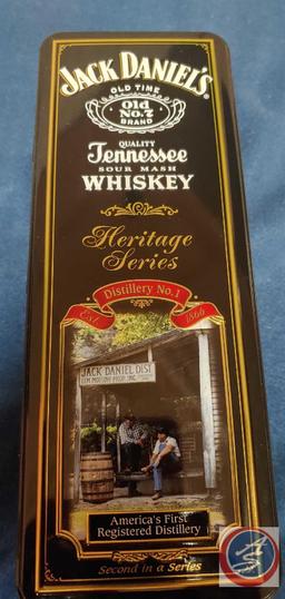 New in Tin Jack Daniel's Old No7 Brand Tennessee Sour Mash Whiskey Heritage Series Distillery No 1,