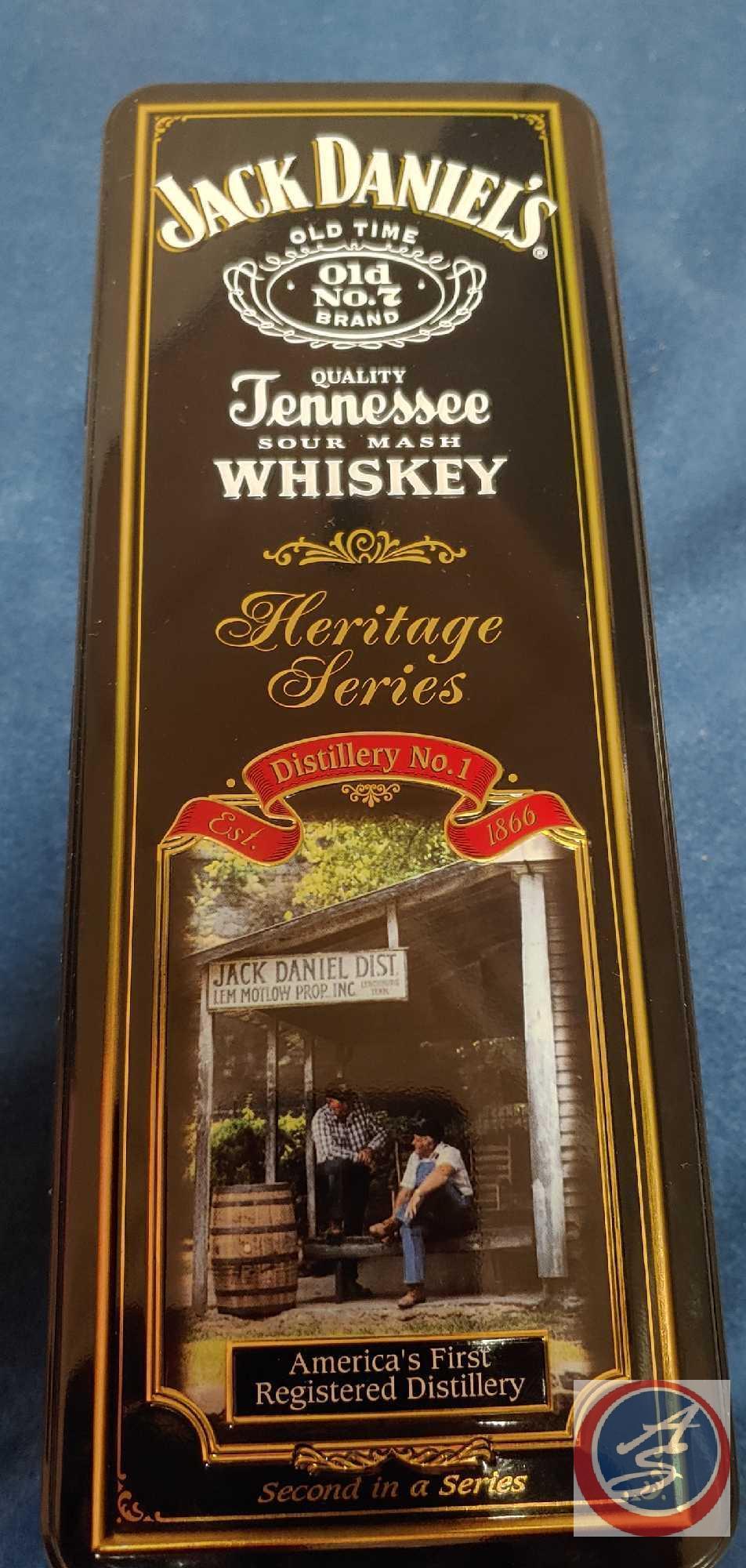 New in Tin Jack Daniel's Old No7 Brand Tennessee Sour Mash Whiskey Heritage Series Distillery No 1,