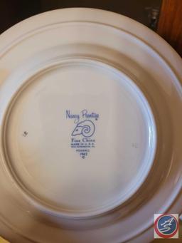 Nancy Prentiss Fine China. Set includes tea cups, tea plates, salad plates, sandwich plates, and