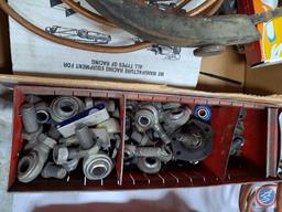 Heim joints oil pump parts copper tubing and other miscellaneous Nuts and Bolts